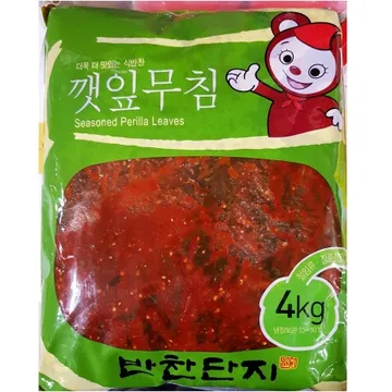 반찬단지 깻잎양념무침 4kg 업소용 깻잎무침 절임 밑반찬