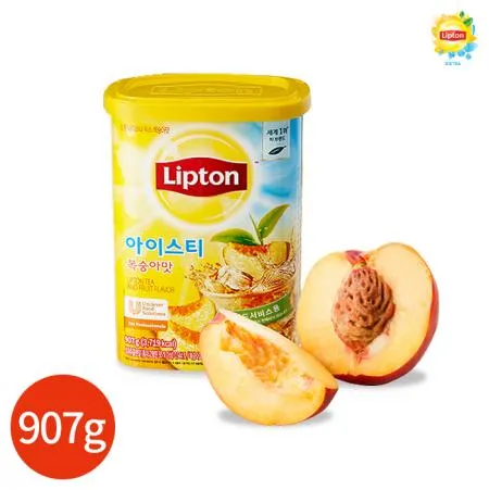 립톤 복숭아 아이스티 907g x1개 업소용