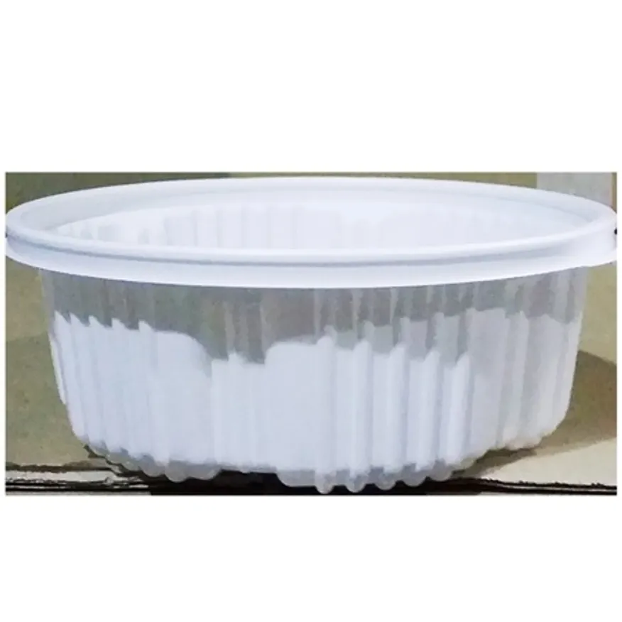 감자탕 용기 뚜껑 포함 소 50개 X4 열기 보존 해장국 전문점 배달 요리관 업소용 이미지