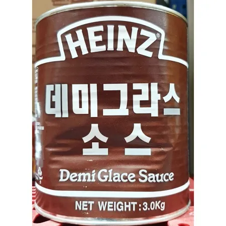 하인즈 데미그라스 소스 3kg 1개 캔 캔 함박 양식소스 업소용