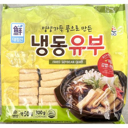 유부(대림 300g) X5 업소용 냉동유부 초밥 이미지