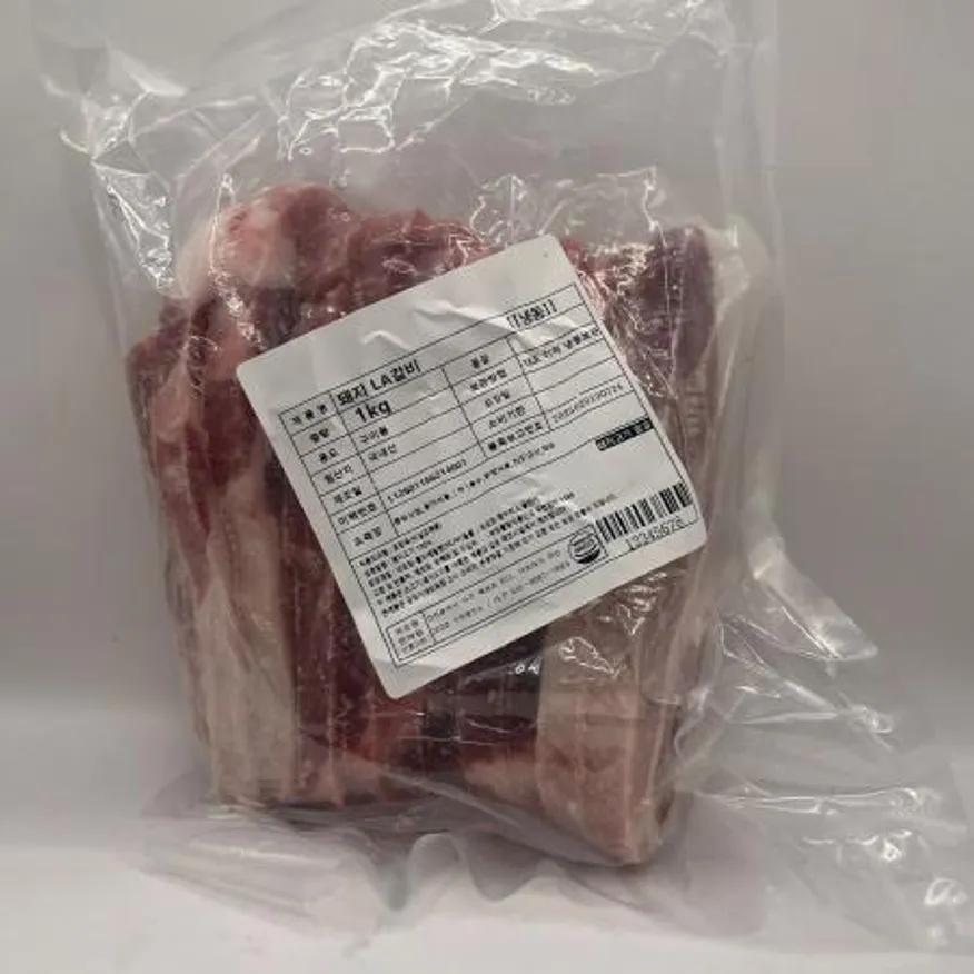 구이용 돼지고기 한돈 돼지 LA갈비 이미지