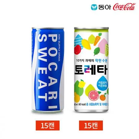 이온음료 포카리스웨트 토레타 2종 240ml 30캔