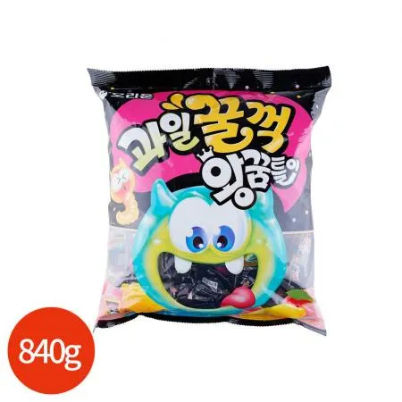 오리온 과일꿀꺽 왕꿈틀이 840g 업소용
