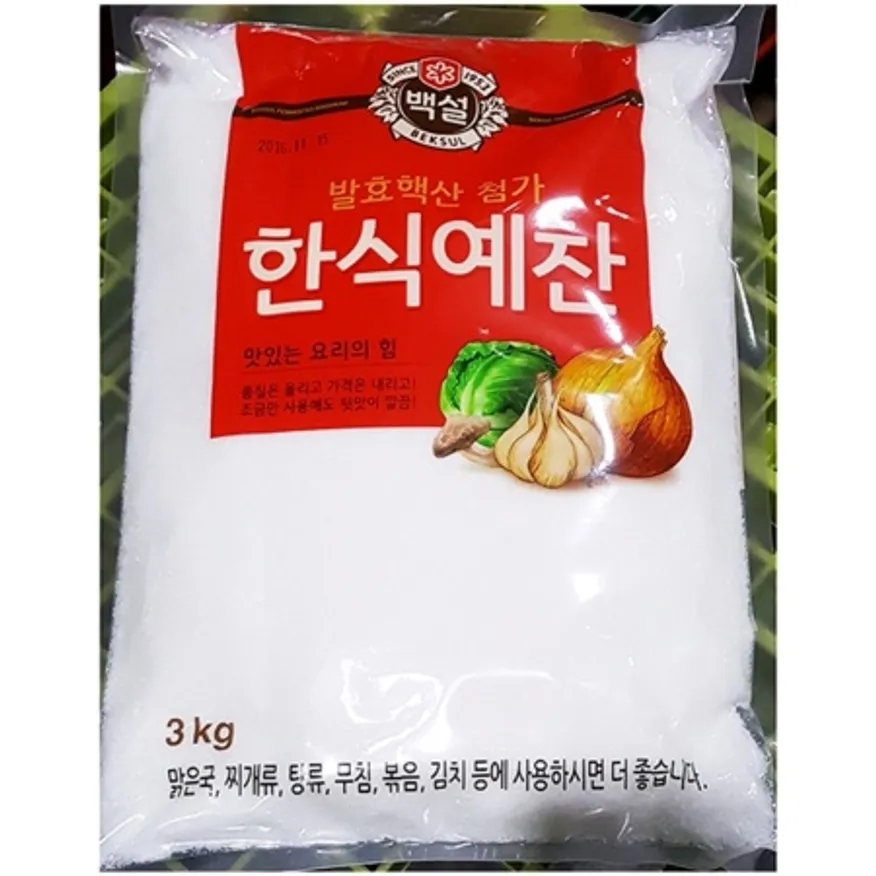 한식예찬(백설 3Kg) 이미지