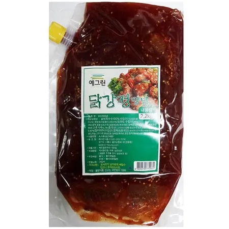 닭강정소스(예그린 2.2kg) 치킨 강정 양념 파우치팩 이미지