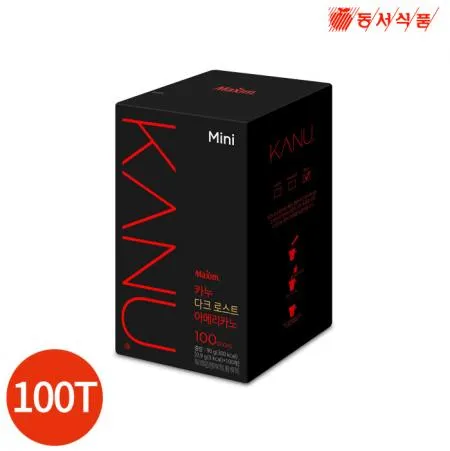 맥심 카누 다크로스트 아메리카노100T 업소용