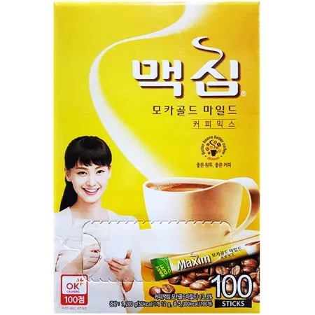 일회용 커피믹스(맥심모카 100T) 모카골드 마일드