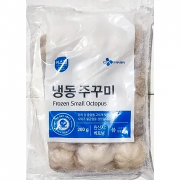 이츠웰 주꾸미 홀 15미 200g 업소용 냉동쭈꾸미