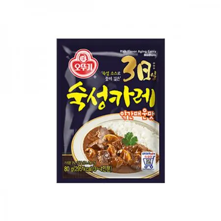 오뚜기 3일 숙성 카레 약간매운맛 80g