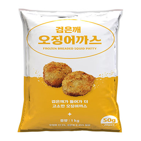 아쿠아링크 검은깨오징어까스(50g*20입 1Kg/EA)