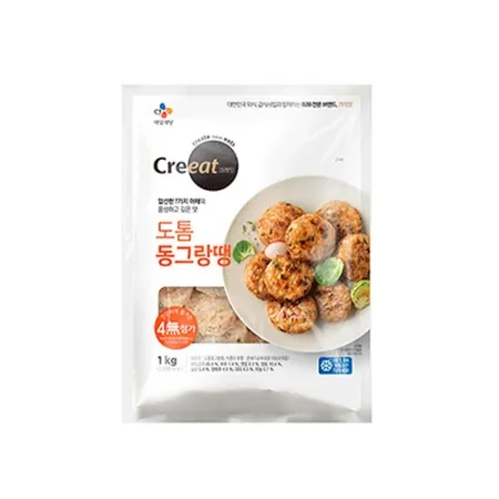 ★제당 초득가★크레잇 도톰 동그랑땡(1Kg/EA) 이미지