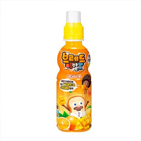 롯데칠성음료 브레드이발소(PET_오렌지망고 235g*24EA/BOX)