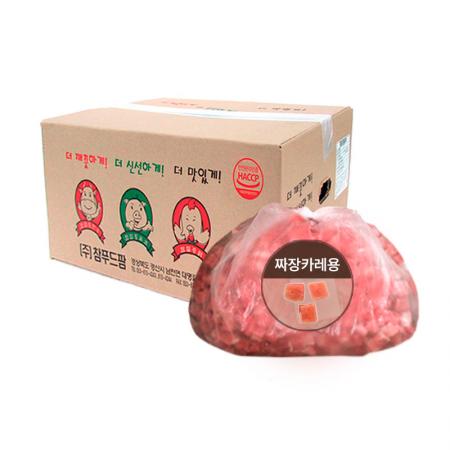 참푸드팜 돈뒷다리(1*1*1cm 짜장카레용 KG)/국내산
