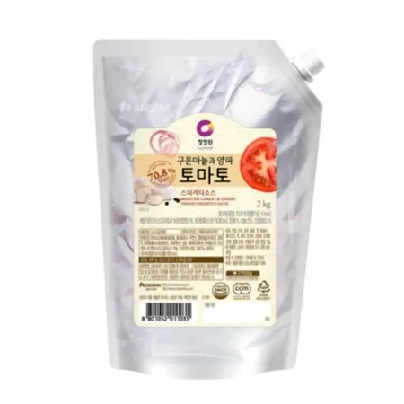 청정원 구운마늘과양파토마토스파게티소스(2Kg/EA)