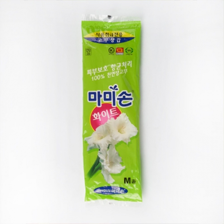 마미손 고무장갑(화이트(아이보리)_중M EA)
