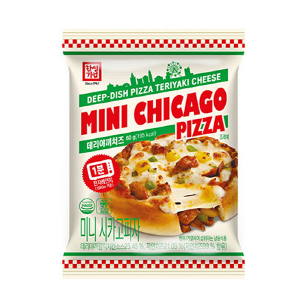 한성 미니시카고피자(데리야끼치즈 80g/EA)