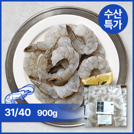 ♥수산특가♥생칵테일새우(꼬리가 있는 새우 PDTO_31/40 페루산 900g/EA)