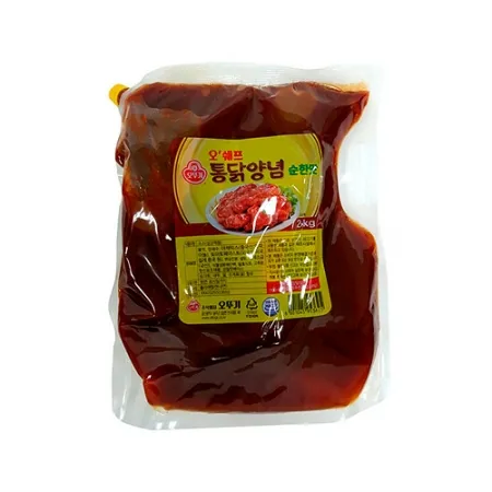 오쉐프 통닭양념소스(순한맛 2Kg/EA)