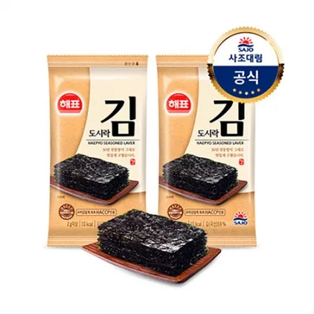 사조해표 도시락김(8절8매_10봉입 20g/EA)/국내산