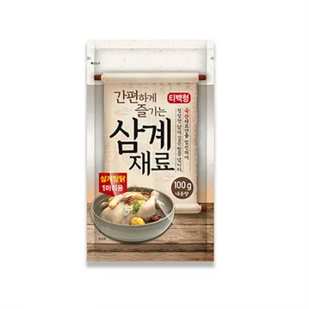 삼계탕재료세트_티백형(당귀+황기+엄나무+오가피+뽕나무 100g/EA)/국내산