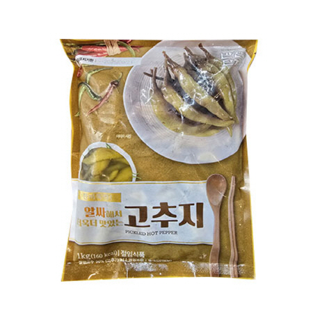 반찬단지 한끼뚝딱고추지(절임고추50% 1Kg/EA)