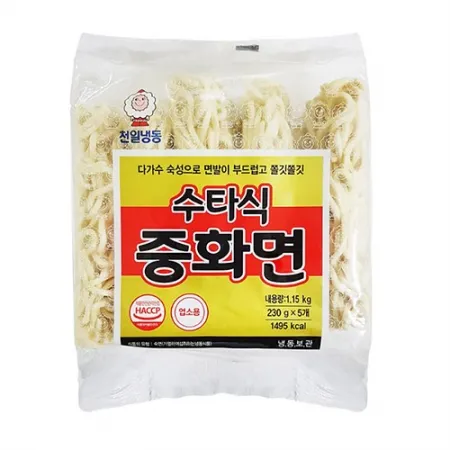 천일식품 수타중화면(230g*5입 1.15Kg/EA)