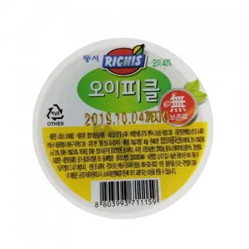 리치스 피클(일회용 80g/EA)