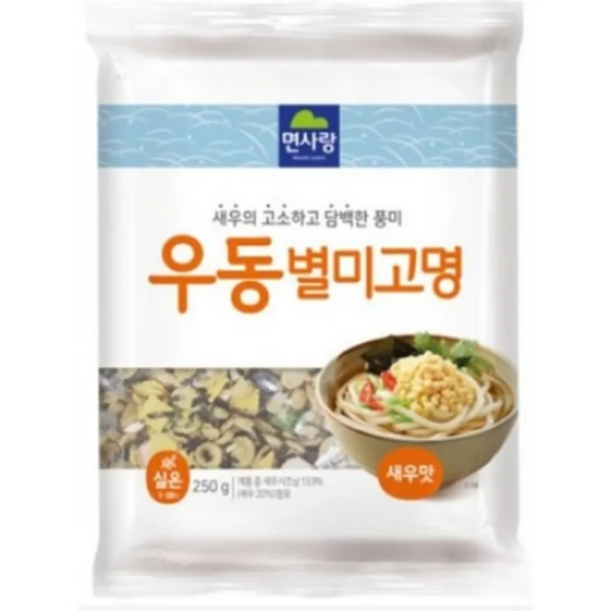 면사랑 우동별미고명(새우맛 250g/EA) 이미지