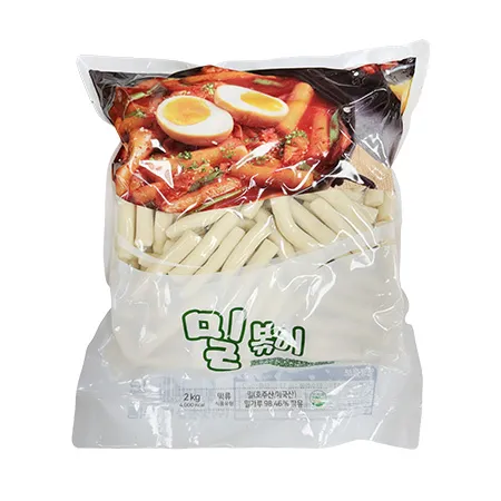 ★초특가★ 맛찬들백미 밀볶이(건조 2Kg/EA) 떡볶이떡 밀떡볶이떡 밀떡  떡볶이 이미지