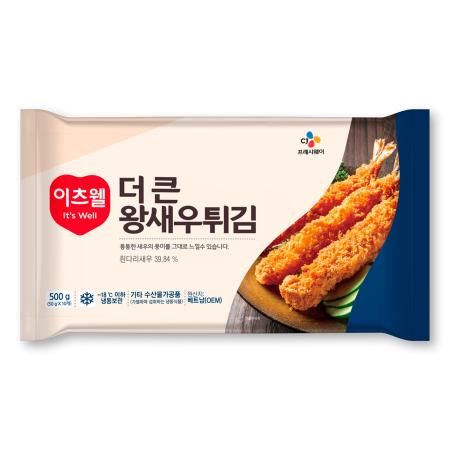 이츠웰 더큰왕새우튀김(50g*10미 500g/EA)