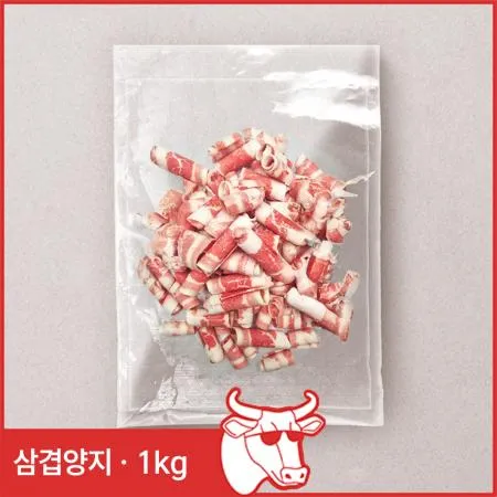 ♥정육특가♥ 삼겹양지(1.5mm 돌돌말이 1kg/EA)