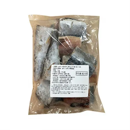 서풍 삼치(내장제거_80~100g/토막 구이용 1Kg/EA)/국내산