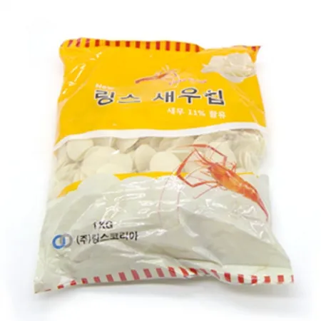 링스코리아 새우칩(튀긴후사용 1Kg/PAC)