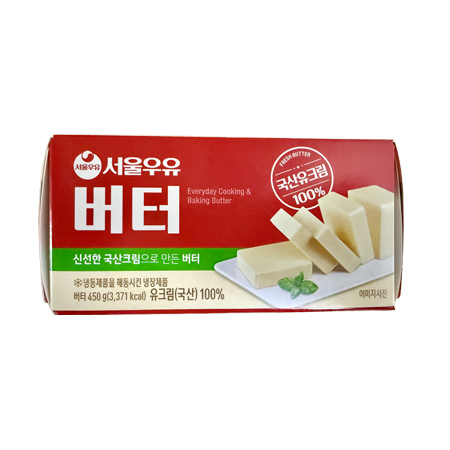 서울우유 무염버터(450g/EA)