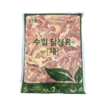 한샘종합식품 수입닭정육(채_2*5cm 2Kg/EA)