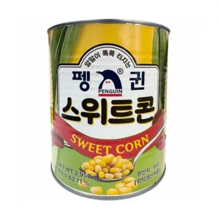 ★초특가★ 펭귄 스위트콘(2.95Kg/EA) 옥수수콘 업소용 대용량 옥수수캔 이미지