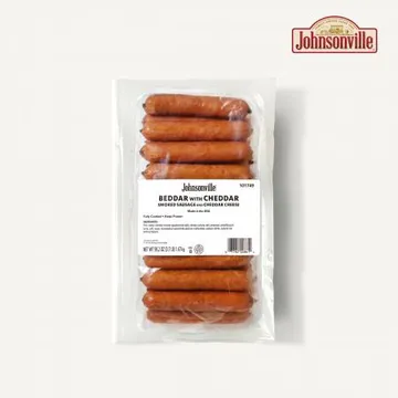 (리뉴얼)쟌슨빌 베다체다소시지 3.34kg(1670g*2팩)/27~28개입