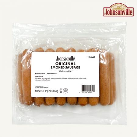 (리뉴얼)쟌슨빌 스모크소시지 3.34kg(1670g*2팩))/27-28개입