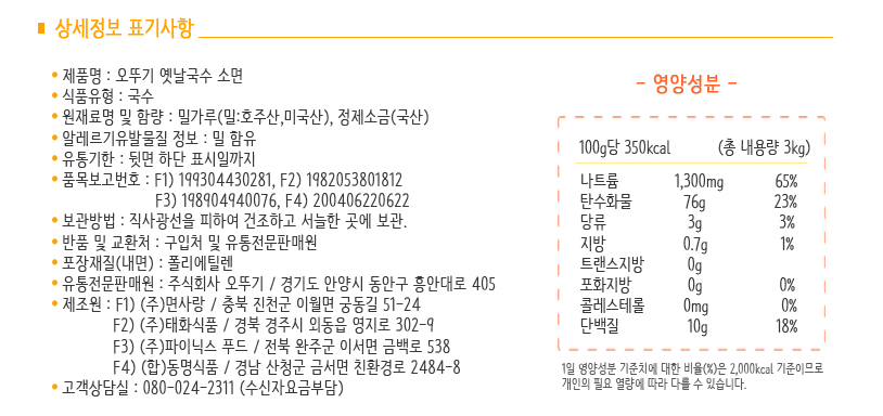 상품정보제공고시