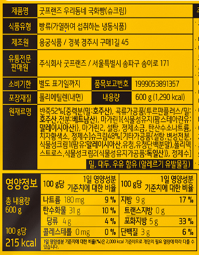 상품정보제공고시