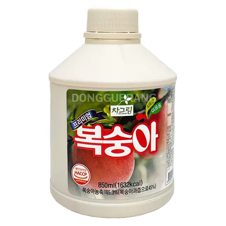 차그림 복숭아원액 (고려) 850ml 이미지