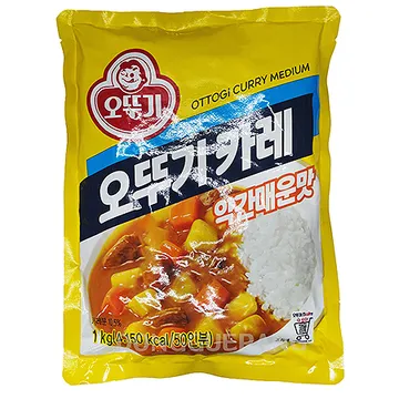 오뚜기 카레 (약간매운맛/카레가루) 1kg