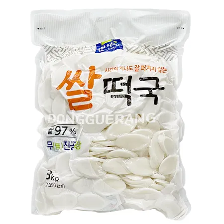 면사랑 쌀떡국떡 (냉장/쌀97%) 3kg