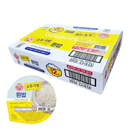 오뚜기밥 BOX (즉석밥/쌀밥/백미/햇반/흰밥/오뚜기) 210g(12개입)