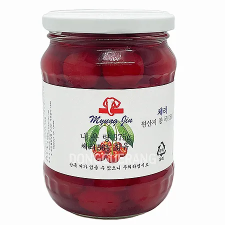 명진무역 꼭지없는 레드체리(소) 적체리/홍체리 375g