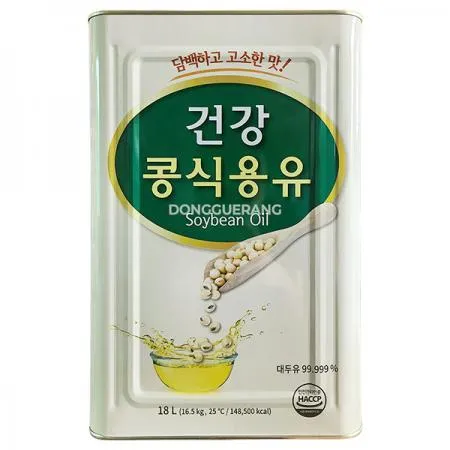 건강 콩 식용유 18L (말통/대두유/비앤비)