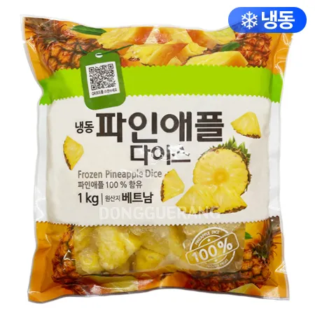 냉동 파인애플 다이스(IQF/재호)[랜덤출고!] 이미지