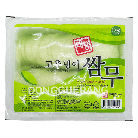 대창농산 고추냉이 쌈무(무쌈) 3kg