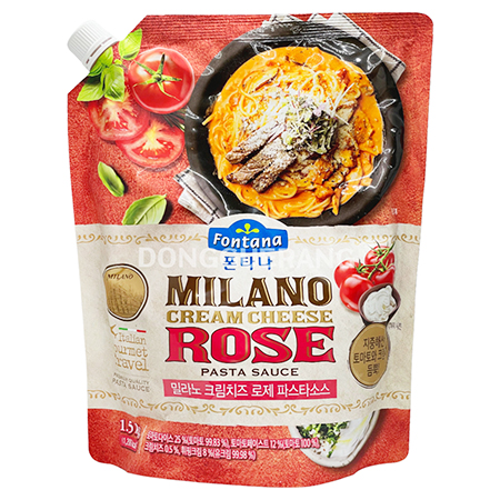 크림치즈로제파스타소스(폰타나/샘표/밀라노)